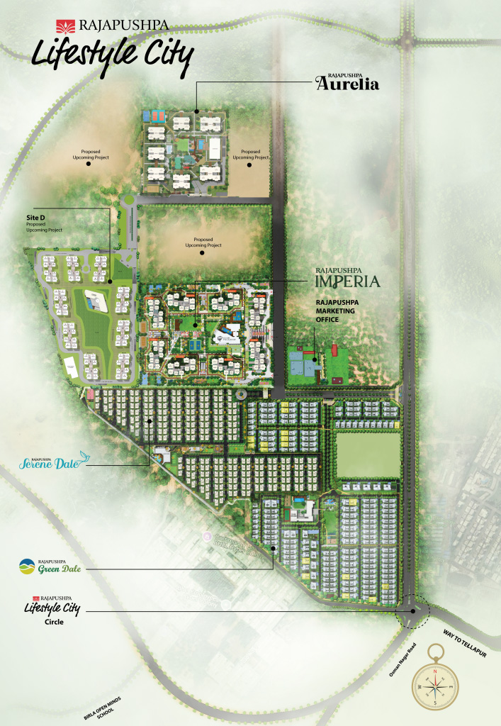 Rajapushpa Sierra Location Map